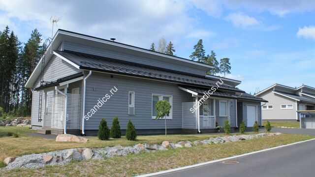 Одноэтажные финские дома фото