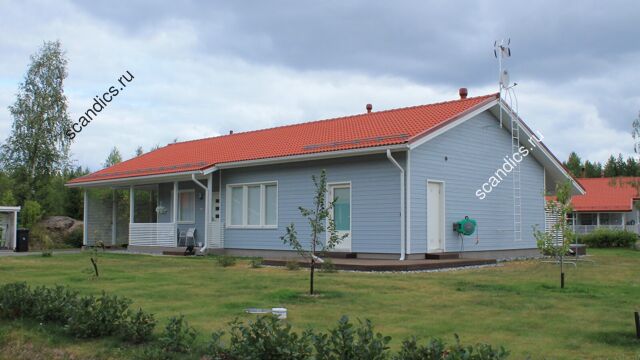 Одноэтажные финские дома фото